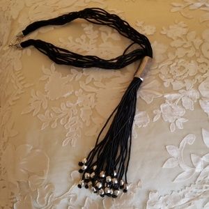 NEW, Artisan Made Leather Cords choker